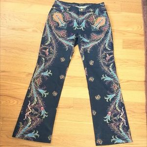 Roberto Cavalli multi-colored jeans.